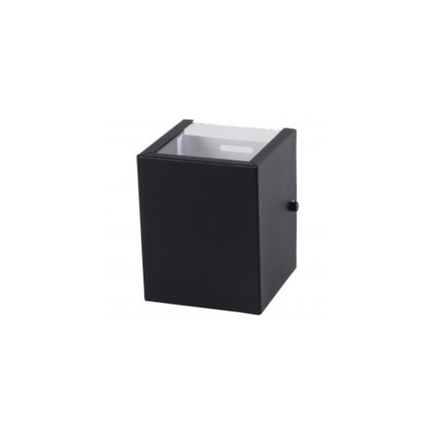 Arandela com 2 Fachos Médio - Interna ou Externa:preto