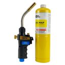 Ver imagem 1 de Kit Maçarico Turbo Hand Torch Hiatsu Jh-6st com Acendimento Automático + Gás Mapp para Maçarico