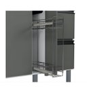 Ver imagem 4 de Gabinete Cozinha Mdf 1,44m Elegance com 5 Pés Pré-montado:preto