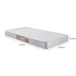 Colchão Berço Baby Infantil Espuma D20 Selado 0,70x1,30 Sensor:branco - 4