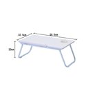 Ver imagem 4 de Suporte para Notebook Mesa Dobrável Branca em Madeira