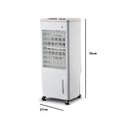 Ver imagem 3 de Climatizador de Ar Portátil Umidificador 8 Litros 4 Funções 65w Zellox