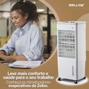 Ver imagem 4 de Climatizador de Ar Portátil Umidificador 8 Litros 4 Funções 65w Zellox