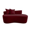 Ver imagem 4 de Namoradeira Sofá Feijão Hana 130cm Orgânica Suede