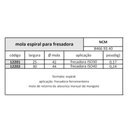Ver imagem 2 de Mola Espiral Mangote Iso40 Largura 30 Mm - Jg Tools