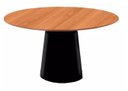 Ver imagem 2 de Mesa de Jantar Cone Base Preta e Tampo Lâminado 100cm ****somente a Mesa sem As Cadeiras*****