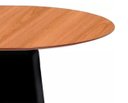 Ver imagem 3 de Mesa de Jantar Cone Base Preta e Tampo Lâminado 100cm ****somente a Mesa sem As Cadeiras*****