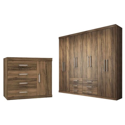 Guarda Roupa Master 8.6 + Cômoda Master 1.4 Demolição - Santos Andirá