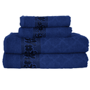 Ver imagem 3 de Kit 4 Toalhas Luxo Flabom 2 Banho + 2 Rosto 100% Algodão Premium Alta Absorção e Toque Aveludado Fla