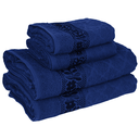 Ver imagem 4 de Kit 4 Toalhas Luxo Flabom 2 Banho + 2 Rosto 100% Algodão Premium Alta Absorção e Toque Aveludado Fla