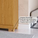 Ver imagem 7 de Guarda-Roupa Casal Hanna 8 Portas 4 Gavetas 100% MDF Cinamomo - ACP Móveis