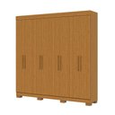Ver imagem 2 de Guarda-Roupa Casal Hanna 8 Portas 4 Gavetas 100% MDF Cinamomo - ACP Móveis