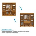 Ver imagem 5 de Guarda-Roupa Casal Hanna 8 Portas 4 Gavetas 100% MDF Cinamomo - ACP Móveis