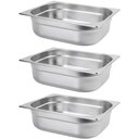 Ver imagem 1 de 3 Cubas Gastronômicas Inox 6,41l 1/2 Restaurante Buffet Rechaud Gourmet Mix