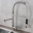 Ver mais imagens de Kit Cuba Gourmet 60x40 Inox 304 Prata Escovada Torneira Gourmet 2 Saídas Cozinha