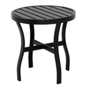 Ver imagem 1 de Mesa Mesinha de Apoio Lateral Ripada de Alumínio Para Área Externa e Interna