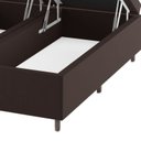 Ver imagem 3 de Base Box Baú Lions 35cm 1,98m 1,58m Marrom Viero