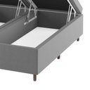 Ver imagem 3 de Base Box Baú Queen Lions 35cm 1,98m 1,58m Cinza Viero