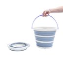 Ver imagem 7 de Kit lavanderia 2 baldes dobráveis de plástico 5L/10L Simplo