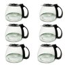 Kit 6 Jarra para Cafeteira Resistente Preto Cp15 Inox - 3