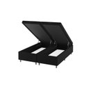 Ver imagem 1 de Base Box Baú Queen Lions 35cm 1,98m 1,58m Preto Viero