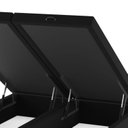 Ver imagem 4 de Base Box Baú Queen Lions 35cm 1,98m 1,58m Preto Viero