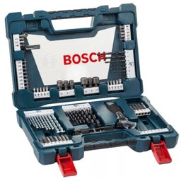 Kit Ferramenta Brocas Titânio V-line Bosch 83 Pecas Casa - 1