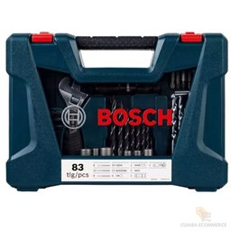 Kit Ferramenta Brocas Titânio V-line Bosch 83 Pecas Casa - 2