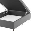 Ver imagem 3 de Base Box Baú Casal Lions 35cm 1,88m 1,38m Cinza Viero