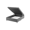 Ver imagem 1 de Base Box Baú Casal Lions 35cm 1,88m 1,38m Cinza Viero