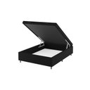 Ver imagem 1 de Base Box Baú Casal Lions 35cm 1,88m 1,38m Preto Viero