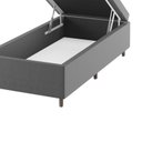 Ver imagem 3 de Base Box Baú Solteiro Lions 35cm 1,88m 0,88m Cinza Viero