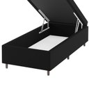 Ver imagem 3 de Base Box Baú Solteiro Lions 35cm 1,88m 0,88m Preto Viero
