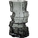 Ver imagem 3 de Vaso Decorativo Enfeite Casa Vidro 25x11x11cm Cinza