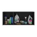 Ver imagem 4 de Armário de Lavanderia Aéreo Multiuso 3 Portas Multimóveis Mp5041 Preto