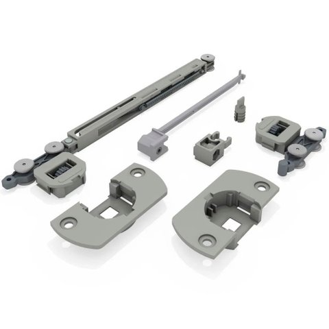 Kit Multi 2 Standard Embutido com Amortecedor 2 Portas 12 a 20 Kg 6822 Rometal