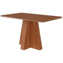 Ver imagem 1 de Mesa de Jantar 4 Lugares Tampo Mdf 130x80 Cm 20592 Cinamomo Molci