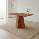 Ver imagem 4 de Mesa de Jantar 4 Lugares Tampo Mdf 130x80 Cm 20592 Cinamomo Molci