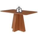 Ver imagem 3 de Mesa de Jantar 4 Lugares Tampo Mdf 130x80 Cm 20592 Cinamomo Molci