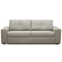 Ver imagem 2 de Sofá 3 Lugares para Sala de Estar Living 205cm Vienne L06 Couro Cinza Claro - Lyam Decor