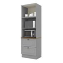 Ver imagem 4 de Torre Quente para 2 Fornos 2 Gavetas com Tampo Espresso Móveis