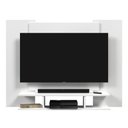 Ver imagem 1 de Painel Home para Tv até 50 Polegadas com Nichos e Prateleiras Ej - Branco