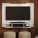 Ver imagem 3 de Painel Home para Tv até 50 Polegadas com Nichos e Prateleiras Ej - Branco