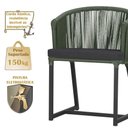Ver imagem 4 de Mesa e 6 Cadeiras e Noronha Preto E11 Trama Original Verde