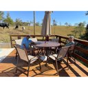Ver imagem 5 de Jogo de Mesa Lótus e 6 Cadeiras de Alumínio com Guarda Sol Para Piscina
