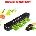 Ver imagem 3 de Vedação Automática de Ar a Vácuo Máquina Selar Alimento 110v