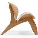 Ver imagem 7 de Kit 2 Poltronas Decorativa Orgânica Sala Living Kadosh L02 Suede Bege - Lyam Decor