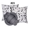 Kit 2 Almofadas Decorativas cheias mais Almofada Nó Cinza - 2