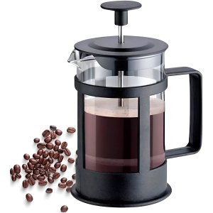 Cafeteira Prensa Francesa Chá Café 350ml Aço Inox Vidro [f102]