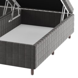 Base Box Baú Queen Ibiza 35cm 1,98m 1,58m - 4